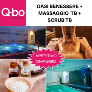 oasi benessere + massaggio + scrub q-bo wellness
