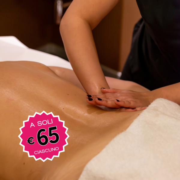Pacchetto di 4 Massaggi rilassanti Total Body con olio a scelta