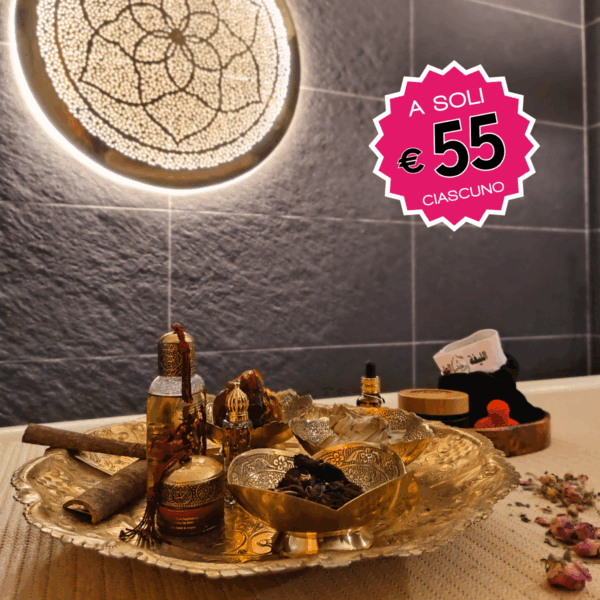 Pacchetto di 5 rituali Hammam