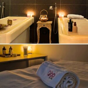 Hammam di coppia + Massaggio parziale di coppia